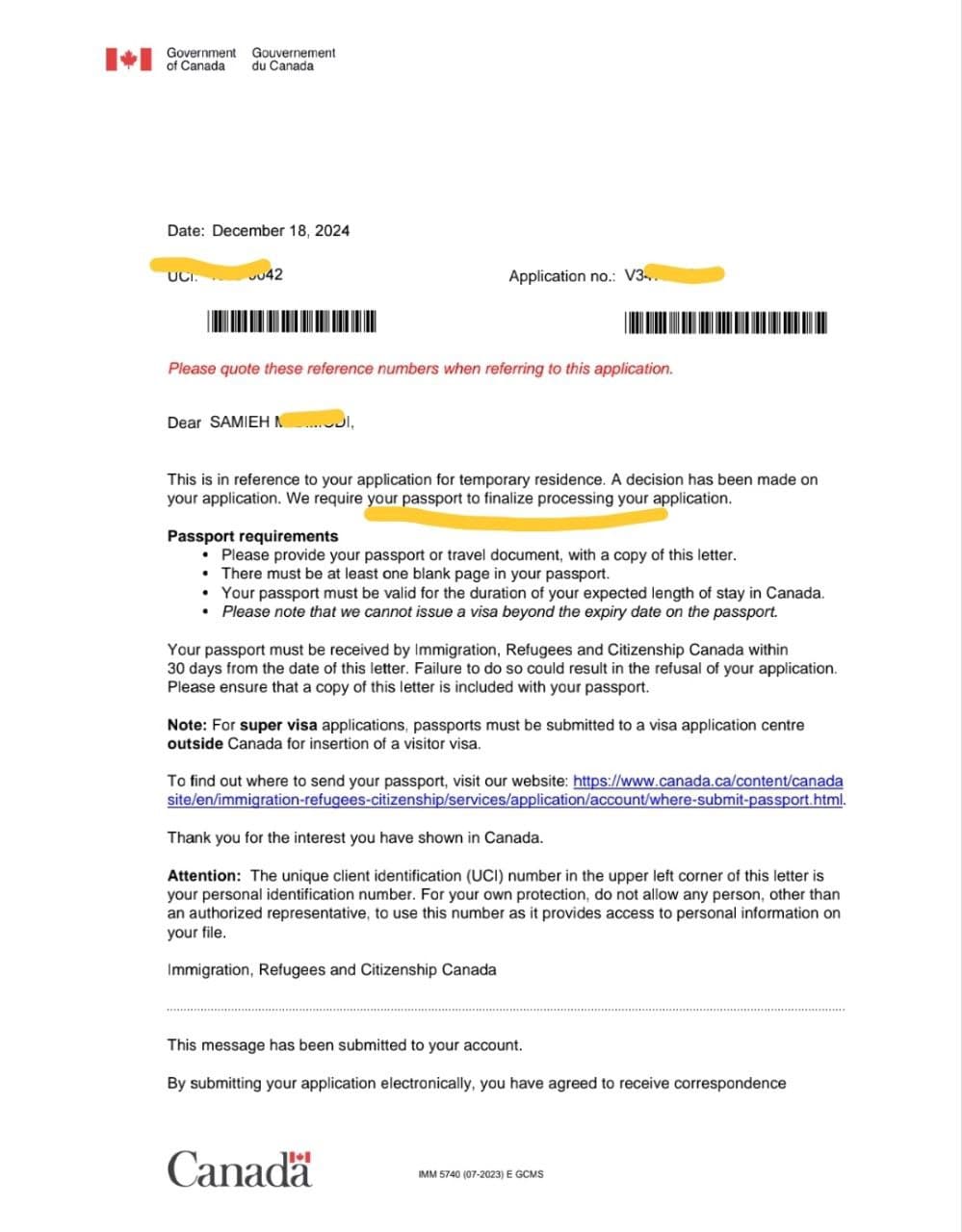 ویزای توریستی کانادا صامع